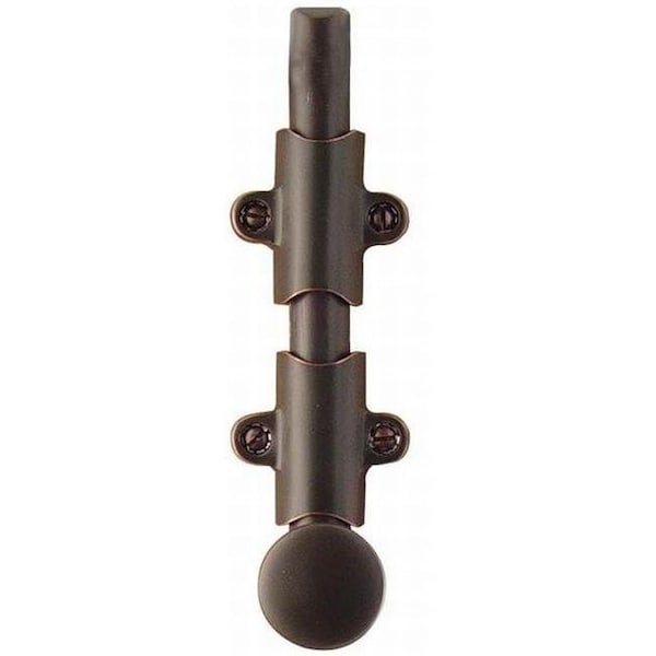 Patioplus 6 in. Surface Bolt with 3 Strikes; Oil Rubbed Bronze PA1631454 - main